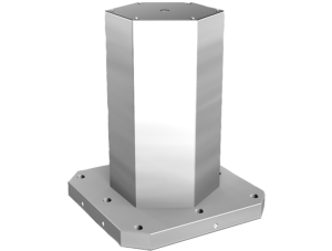 Clamping towers, grey cast iron, 6-sided, with pre-machined clamping faces Clamping towers, grey cast iron, 6-sided, with pre-machined clamping faces