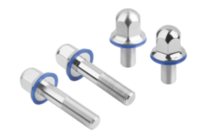 Śruby z łbem sześciokątnym, ze stali nierdzewnej z pierścieniem uszczelniającym w wersji Hygienic DESIGN