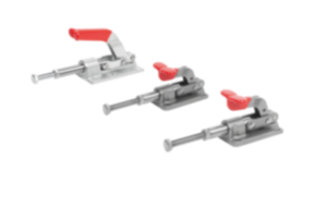 Push-pull toggle clamps, steel or stainless steel retaining force up to 3150 N Push-pull toggle clamps, steel or stainless steel retaining force up to 3150 N