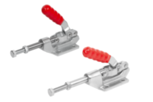 Push-pull toggle clamps, steel or stainless steel retaining force up to 2670 N Push-pull toggle clamps, steel or stainless steel retaining force up to 2670 N
