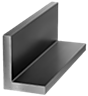 Profile L nierównoramienne, obrobione z każdej strony żeliwo szare i aluminium