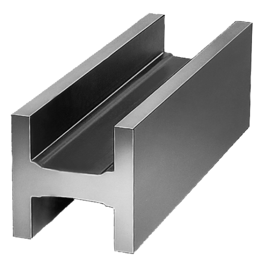 Profile dwuteowe z żeliwa szarego i aluminium