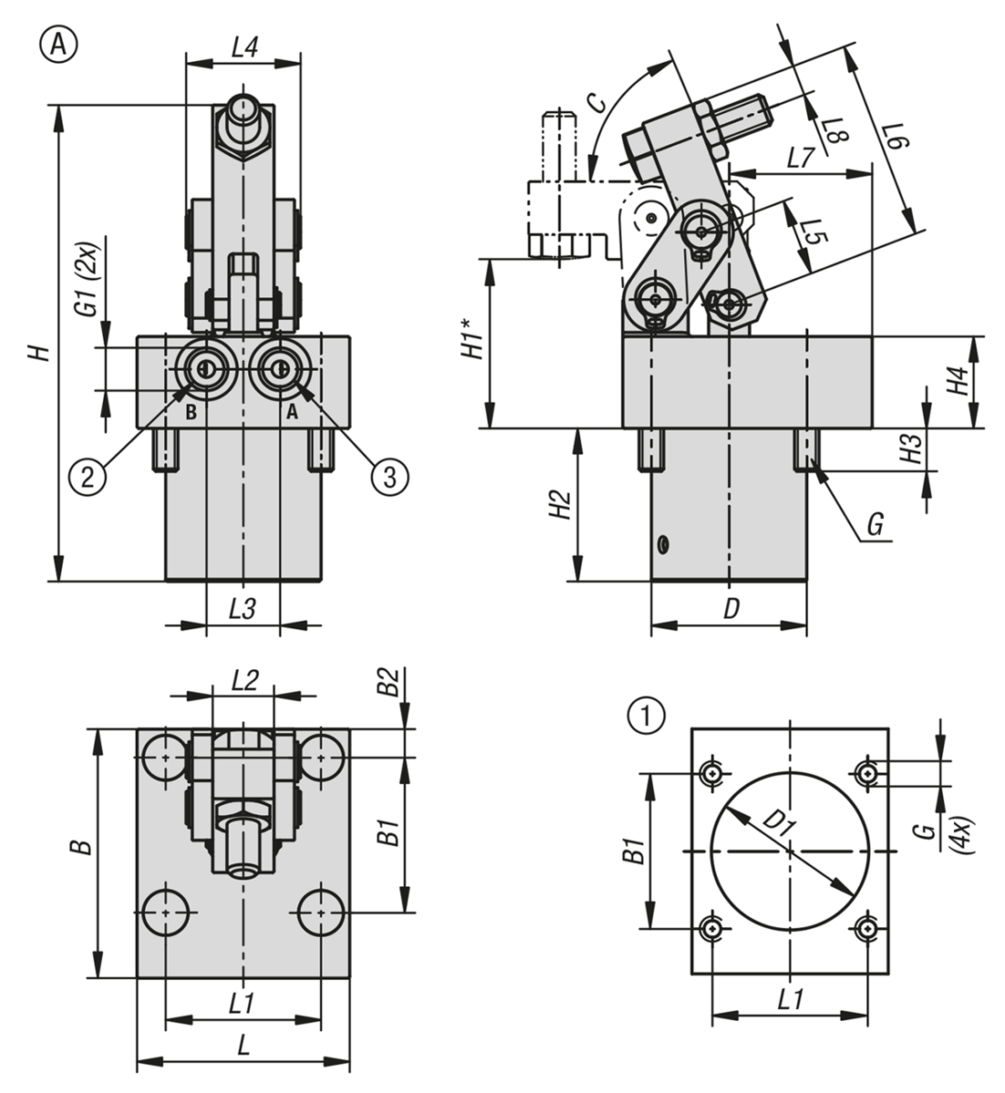 Napinacze dźwigniowe hydrauliczne podwójnego działania